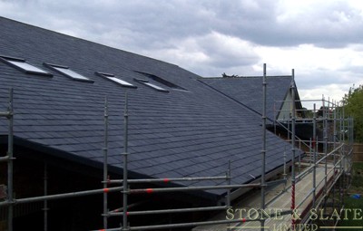 R61 Blue black Roofing slate tile